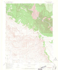 Download a high-resolution, GPS-compatible USGS topo map for Red Rock Canyon, CO (1967 edition)