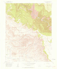 preview thumbnail of historical topo map of Montrose County, CO in 1955