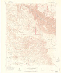 Download a high-resolution, GPS-compatible USGS topo map for Red Rock Canyon, CO (1957 edition)
