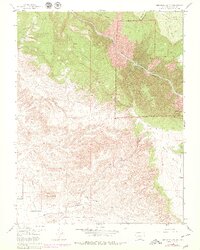 preview thumbnail of historical topo map of Montrose County, CO in 1955