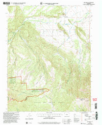preview thumbnail of historical topo map of Huerfano County, CO in 2001
