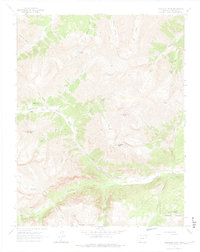 Download a high-resolution, GPS-compatible USGS topo map for Redcloud Peak, CO (1974 edition)