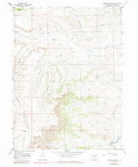 Download a high-resolution, GPS-compatible USGS topo map for Reservoir Draw, CO (1986 edition)