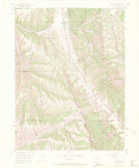 Download a high-resolution, GPS-compatible USGS topo map for Rio Blanco, CO (1972 edition)