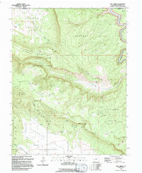 preview thumbnail of historical topo map of Montrose County, CO in 1994