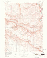 preview thumbnail of historical topo map of Montrose County, CO in 1960
