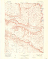 preview thumbnail of historical topo map of Montrose County, CO in 1948