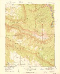 preview thumbnail of historical topo map of Montrose County, CO in 1949