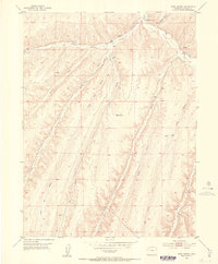 Download a high-resolution, GPS-compatible USGS topo map for Rock School, CO (1954 edition)