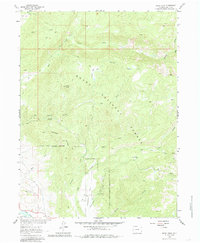 Download a high-resolution, GPS-compatible USGS topo map for Rocky Peak, CO (1985 edition)