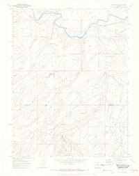 preview thumbnail of historical topo map of Delta County, CO in 1969