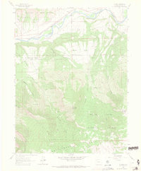 Download a high-resolution, GPS-compatible USGS topo map for Rulison, CO (1971 edition)
