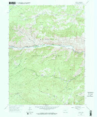Download a high-resolution, GPS-compatible USGS topo map for Rustic, CO (1968 edition)
