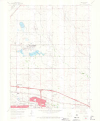 preview thumbnail of historical topo map of Adams County, CO in 1965