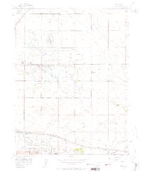preview thumbnail of historical topo map of Adams County, CO in 1957