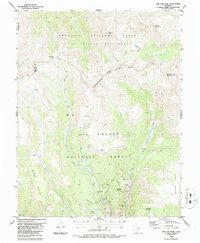 Download a high-resolution, GPS-compatible USGS topo map for San Luis Peak, CO (1986 edition)