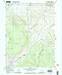 Download a high-resolution, GPS-compatible USGS topo map for Sand Creek Pass, CO (1980 edition)
