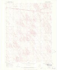 preview thumbnail of historical topo map of Yuma County, CO in 1969