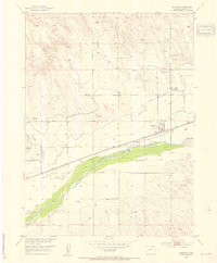 Download a high-resolution, GPS-compatible USGS topo map for Sedgwick, CO (1954 edition)