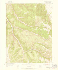 Download a high-resolution, GPS-compatible USGS topo map for Segar Mountain, CO (1954 edition)