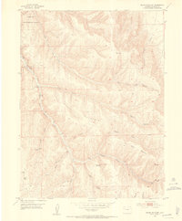 Download a high-resolution, GPS-compatible USGS topo map for Segar Mountain, CO (1954 edition)