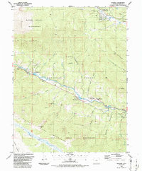 Download a high-resolution, GPS-compatible USGS topo map for Shawnee, CO (1987 edition)