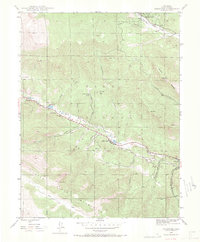 Download a high-resolution, GPS-compatible USGS topo map for Shawnee, CO (1972 edition)
