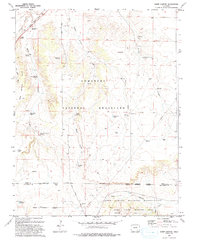 preview thumbnail of historical topo map of Otero County, CO in 1993