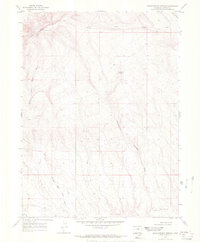 Download a high-resolution, GPS-compatible USGS topo map for Sheepherder Springs, CO (1972 edition)