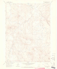 preview thumbnail of historical topo map of Routt County, CO in 1962