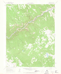 Download a high-resolution, GPS-compatible USGS topo map for Shoshone, CO (1963 edition)