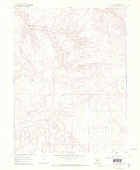 preview thumbnail of historical topo map of Mesa County, CO in 1968