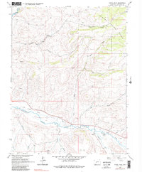 Download a high-resolution, GPS-compatible USGS topo map for Signal Peak, CO (1981 edition)