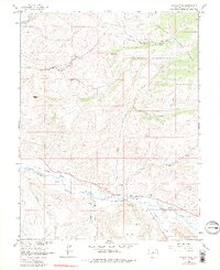 preview thumbnail of historical topo map of Gunnison County, CO in 1964