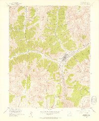 preview thumbnail of historical topo map of Silverton, CO in 1955