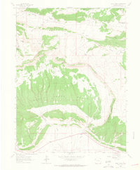 Download a high-resolution, GPS-compatible USGS topo map for Skull Creek, CO (1965 edition)