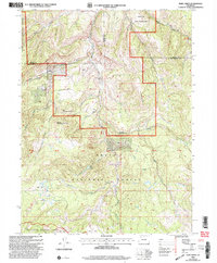 Download a high-resolution, GPS-compatible USGS topo map for Slide Creek, CO (2004 edition)