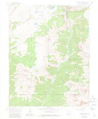 Download a high-resolution, GPS-compatible USGS topo map for Snowdon Peak, CO (1980 edition)