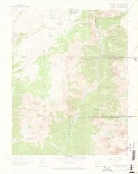 Download a high-resolution, GPS-compatible USGS topo map for Snowdon Peak, CO (1973 edition)