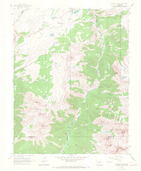 Download a high-resolution, GPS-compatible USGS topo map for Snowdon Peak, CO (1967 edition)