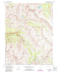 preview thumbnail of historical topo map of Gunnison County, CO in 1960