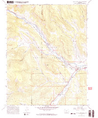 Download a high-resolution, GPS-compatible USGS topo map for South Fork West, CO (1968 edition)