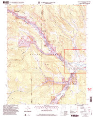 Download a high-resolution, GPS-compatible USGS topo map for South Fork West, CO (2005 edition)