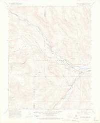 Download a high-resolution, GPS-compatible USGS topo map for South Fork West, CO (1969 edition)
