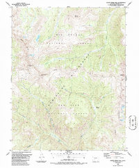 preview thumbnail of historical topo map of Mineral County, CO in 1986