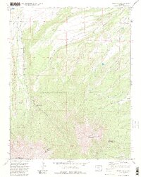 preview thumbnail of historical topo map of Huerfano County, CO in 1971