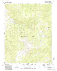 Download a high-resolution, GPS-compatible USGS topo map for Spar City, CO (1986 edition)