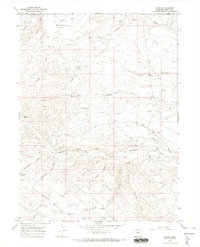 preview thumbnail of historical topo map of Moffat County, CO in 1966