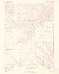 preview thumbnail of historical topo map of Yuma County, CO in 1968