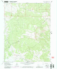 Download a high-resolution, GPS-compatible USGS topo map for Spruce Mountain, CO (1984 edition)